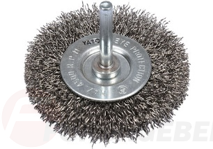 Щетка диск./гофри. проволокой 75 мм INOX YATO YT-47568