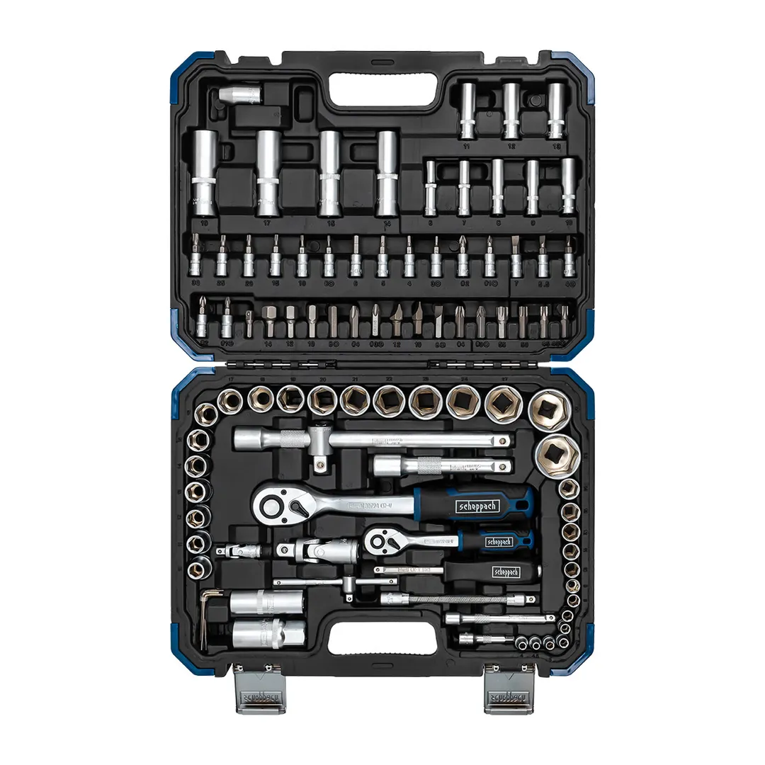 Набор инструментов 1/4''&1/2'', 94 пр. 6-гр Scheppach Sch-4941-5