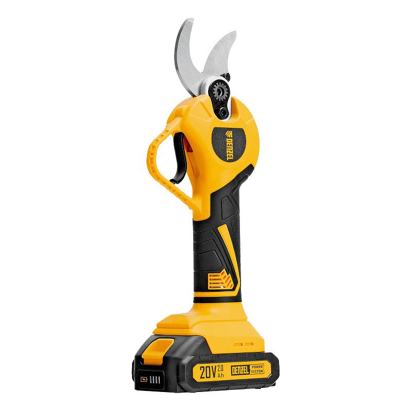 Секатор аккумуляторный, бесщет., CP-30BL, Li-Ion, 20 В, лезвия SK5 Denzel 59434