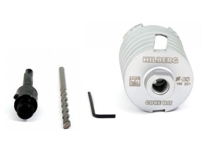 Коронка алмазная d 68мм железобетон LASER HILBERG HM201