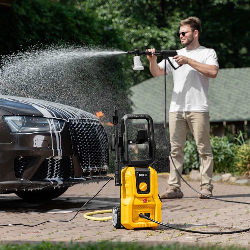 Моечная машина высокого давления R-170, 1800 Вт, 170 бар, 380 л/ч Denzel 58262