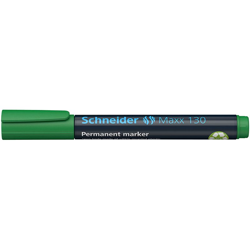 Маркер перманентный "Schneider Maxx 130", зеленый