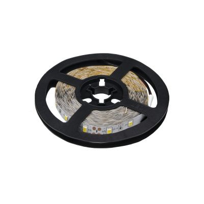 Лента светодиодная - 4,8W/m, 8мм, 2835, 60 д/м, IP20, теплый белый (3000K) - 20м AKS 107696