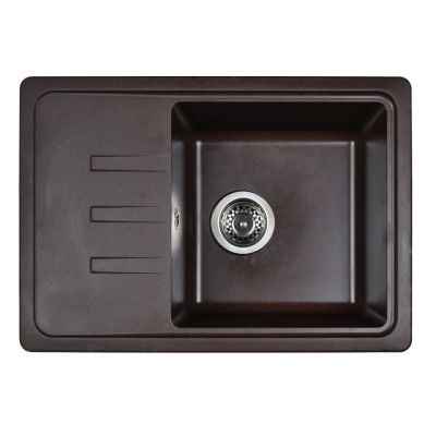 Мойка кухонная из мраморной крошки, coffee, Wisent W620-27