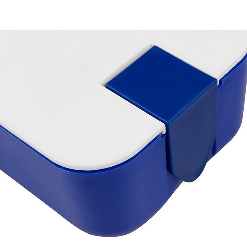Контейнер для еды "Neo", пластик, синий, белый