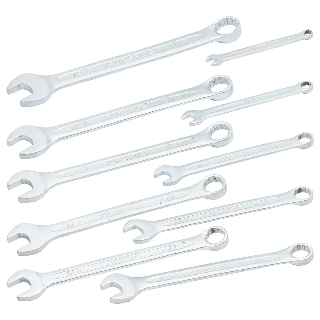 Набор ключей комбинированных 10 пр., 6, 8, 10, 12-17, 19 мм Forsage F-5106