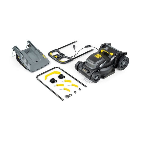 Газонокосилка электрическая, 1,6 кВт, травосб.40 л, ширина 370 мм 25-75 мм CHAMPION EM3716