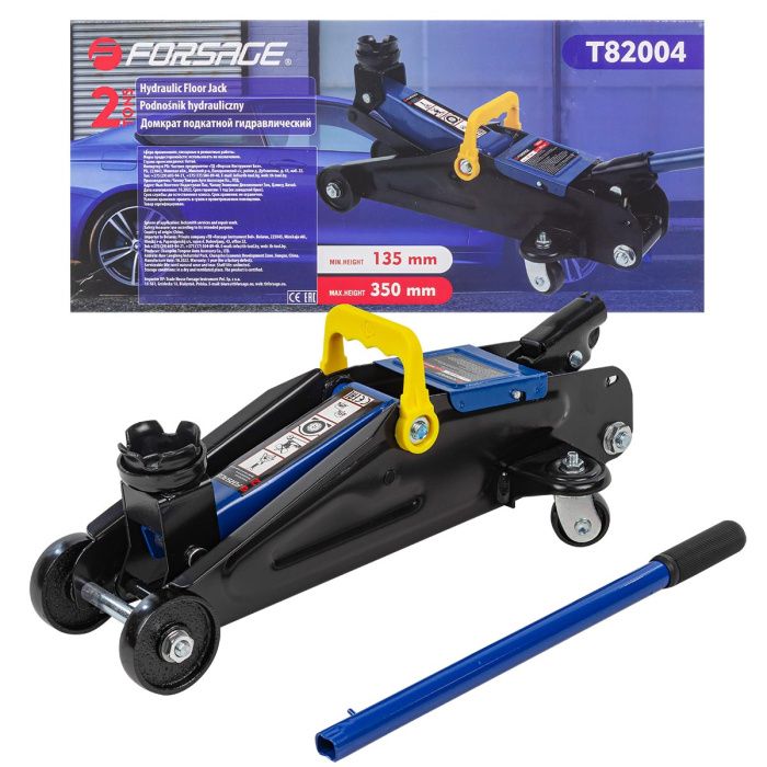 Домкрат подкатной гидравлический 2 т, 135-350 мм Forsage F-T82004