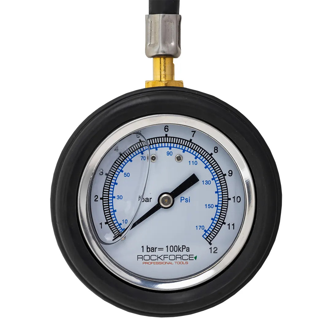 Индикатор для проверки давления в шинах грузовых А/М, 0-12 Bar RockForce RF-SDG-20
