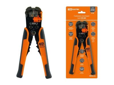 Съемник изоляции СИ-6Н, сечения: зачистки 0,25-6 мм, обжима 0,5-6 мм "МастерЭлектрик", Съемник изоляции СИ-6Н, сечения: зачистки 0,25-6 мм, обжима TDM SQ1003-0102