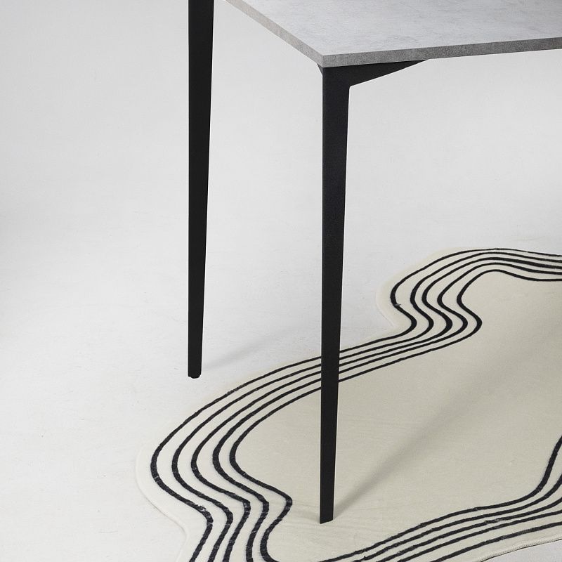 Опора мебельная HELLY h720, черный муар, 1 упак 4 шт., AKS 112510