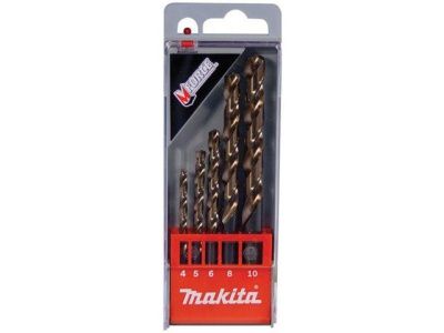 Набор сверл по металлу M-force 4-10 мм (5 шт) Makita (D-30508)