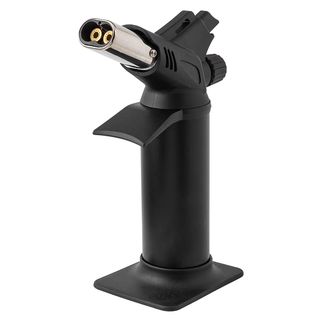 Горелка газовая с пьезорозжигом и двойным соплом, на подставке RockForce RF-190GS