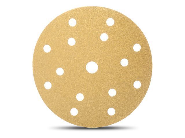 Круг шлифовальный самосцепляющийся 150 мм, P180, 5 шт, 15 отв., Abraforce 90363
