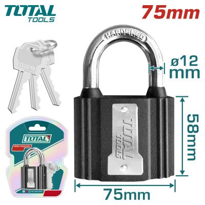 Замок навесной 75мм TOTAL TLK31751