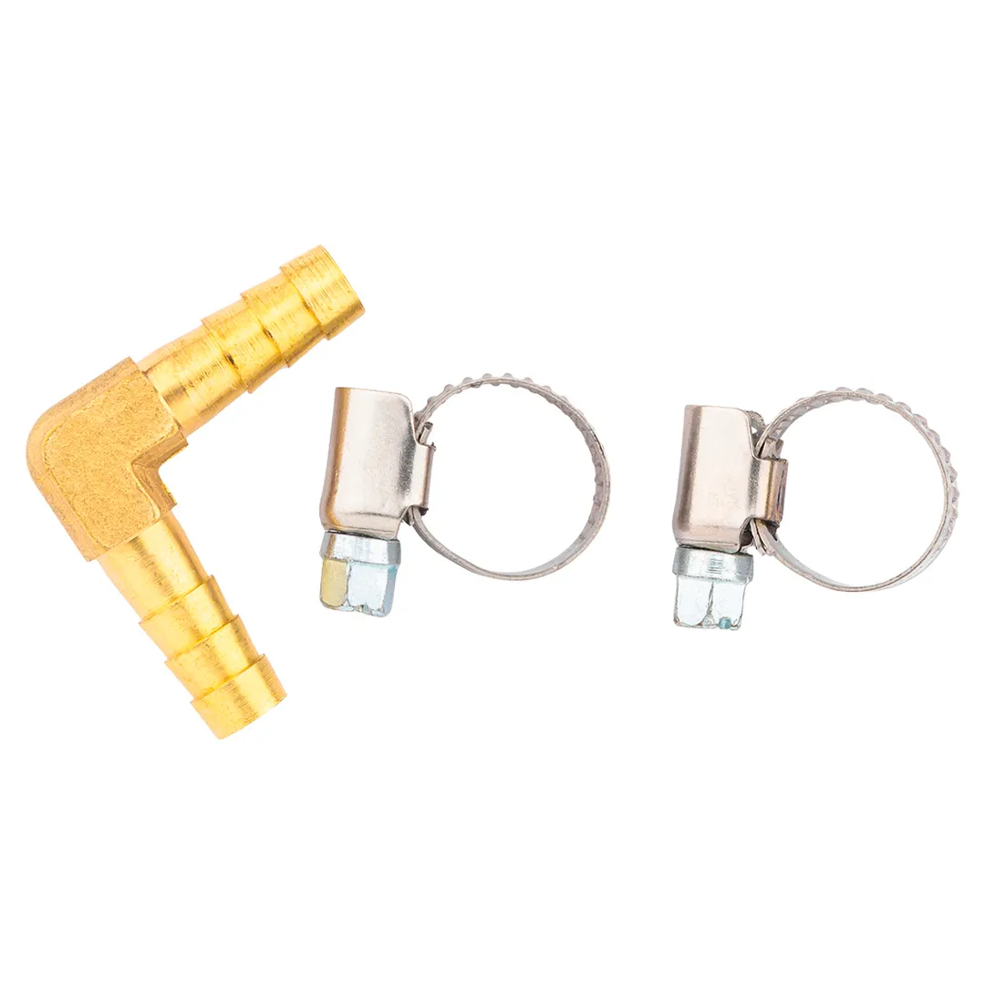 Переходник угловой, "елочка" 8х8 мм RockForce RF-MLH08