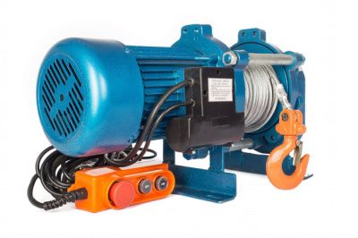 Лебедка электрическая 750/1500 кг 70/35 м с канатом 380 В KCD TOR 1050497
