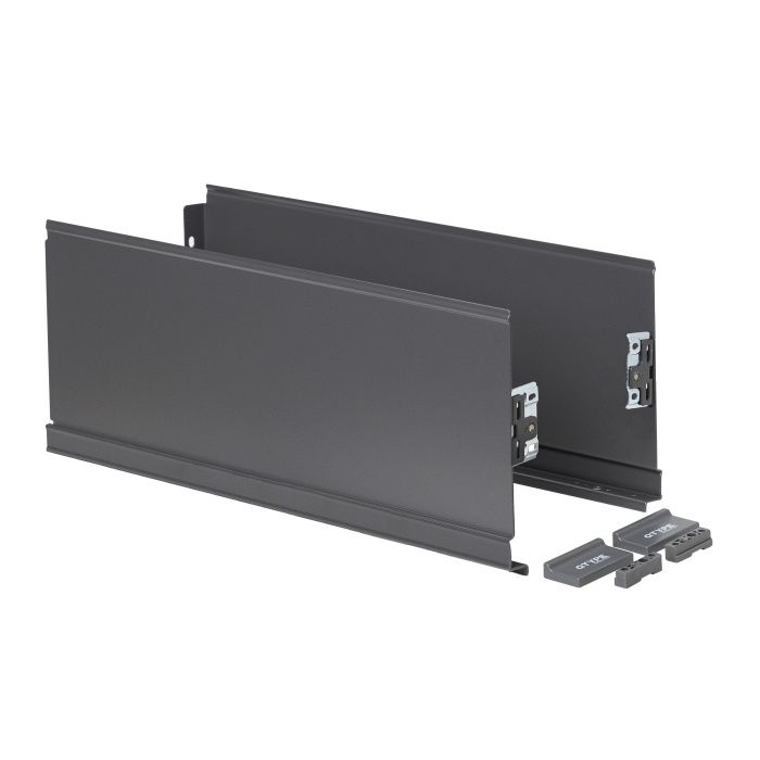 Комплект ультратонких боковин Evolution L-300 h148 графит ДСП16мм QTYPE 113029