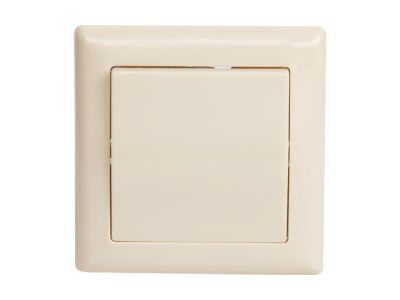 Выключатель 1-клав. (скрытый, винт. зажим) кремовый, DARIA, (10 A, 250 V, IP 20) Mutlusan 21204010202