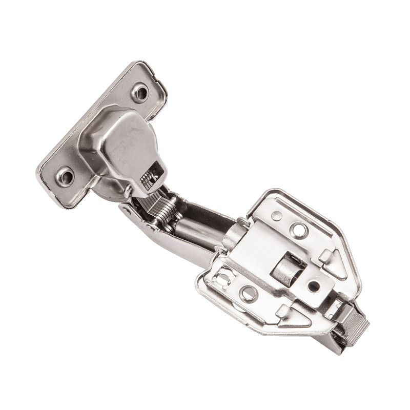 Петля угловая 45° с доводчиком 48мм h2 clip-on 3D, саморезы, заглушки, AKS PLUS 117010