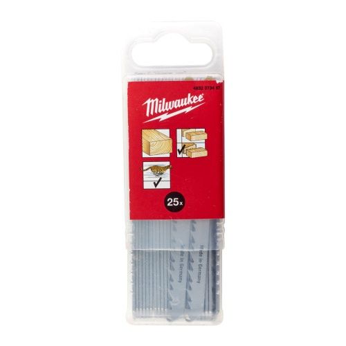 Пилка для лобзика T 144 D (25 шт) Milwaukee (4932373487)