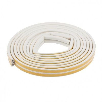 Уплотнитель, 24 м, профиль ''D'', белый Сибртех 93836