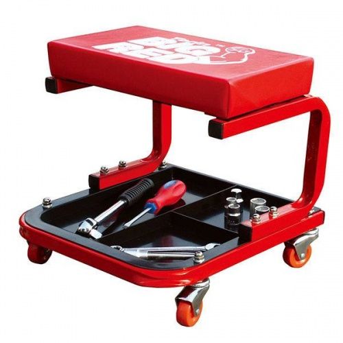 Табурет С-образный с поддоном, на 4 колёсах Torin Big Red TR6100