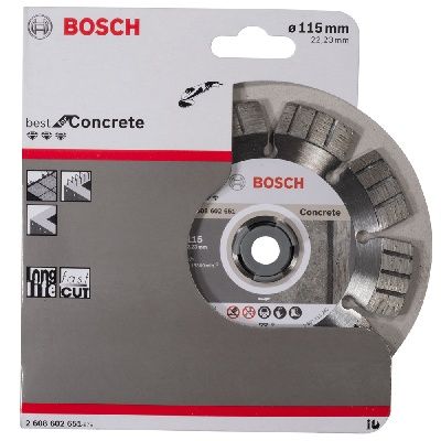 Алмазный круг Best for Concrete 115х22,23 мм BOSCH (2608602651)