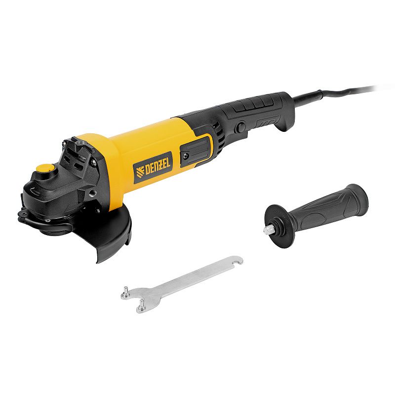 Углошлифовальная машина AGL150-1350, 1350 Вт, 150 мм, 8500 об/мин Denzel 26918