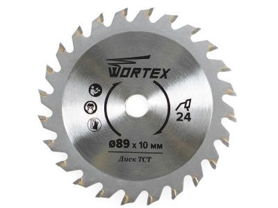 Диск пильный по дереву 89x10 мм 24 зуб. HS S024 W Wortex HSS024W00026