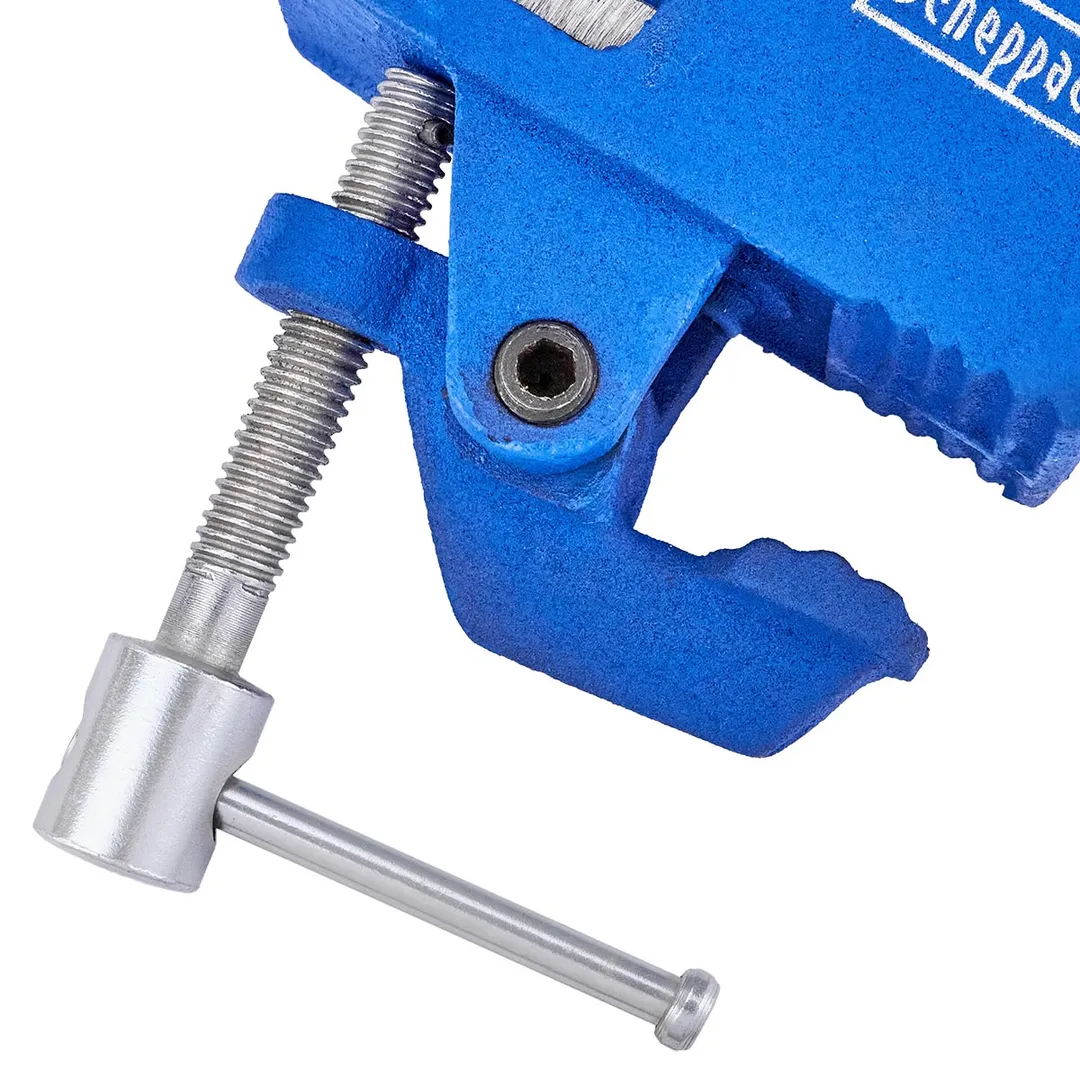 Тиски слесарные поворотные мини, ширина губ 75 мм Scheppach Sch-329275