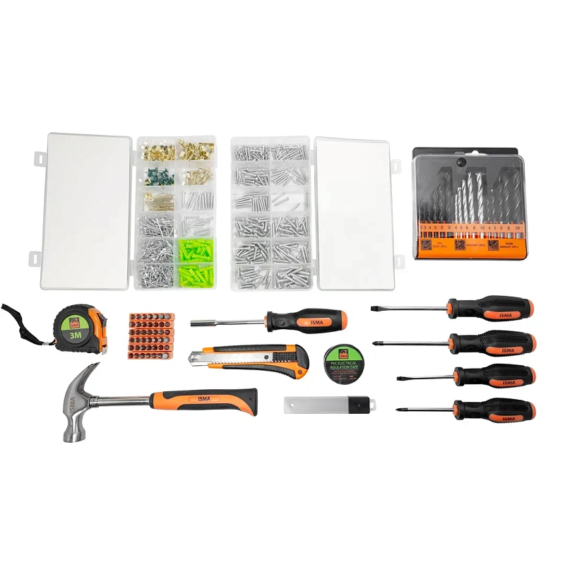 Набор инструментов 1300 пр. 1/2'', 6-гр. ''Дорожный кейс'' ISMA ISMA-513002