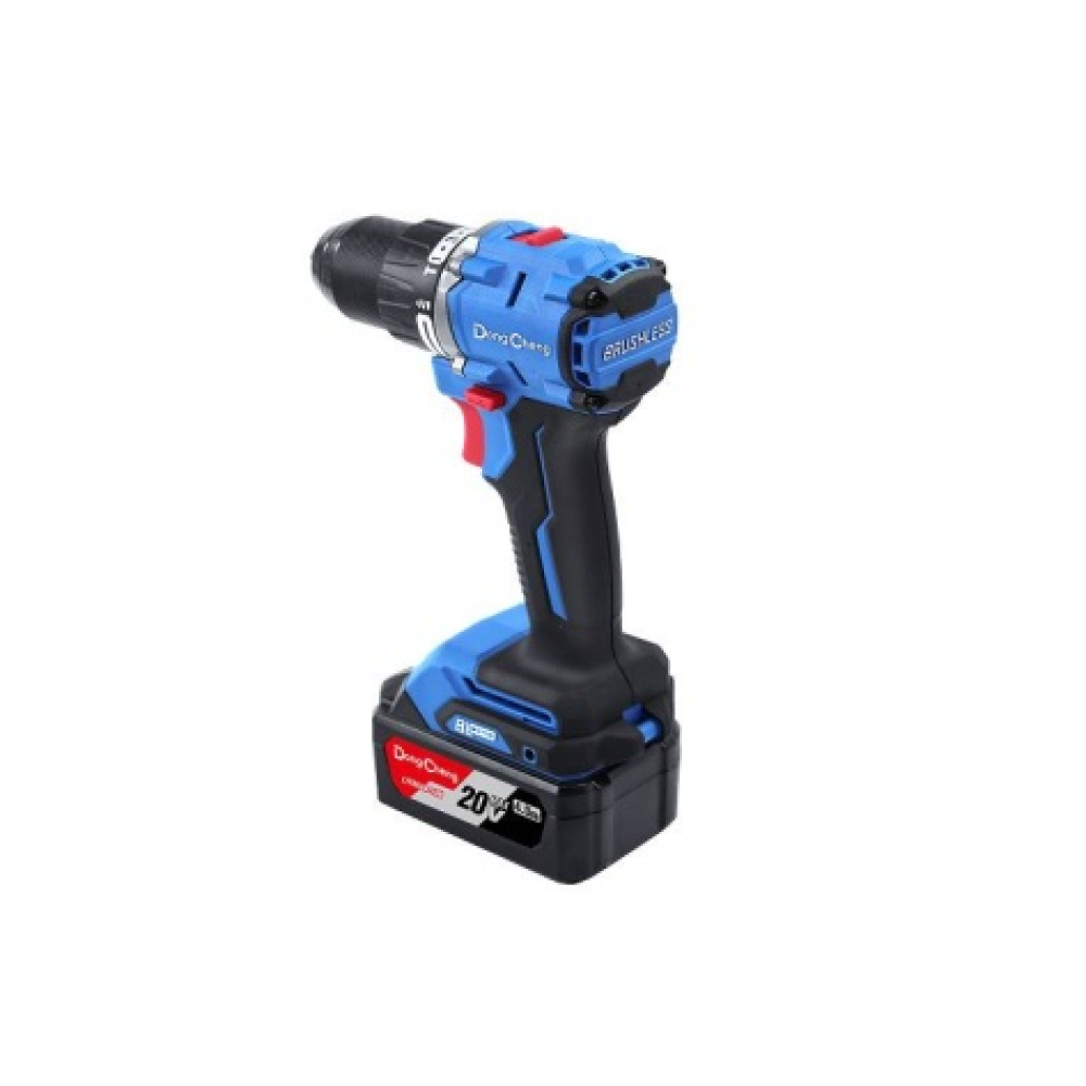 Аккумуляторная дрель-шуруповерт DongCheng DCJZ2060i (TYPE AM), 20 В, 60 Нм, 2 АКБ, 2 Ач, З/У 2А