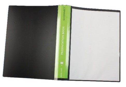 Папка с файлами "Q-Connect", 40 карманов, черный