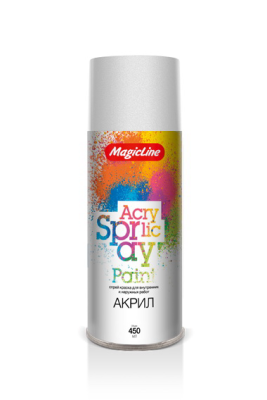 Краска белая глянцевая (265г) RAL 9003 Magicline 030