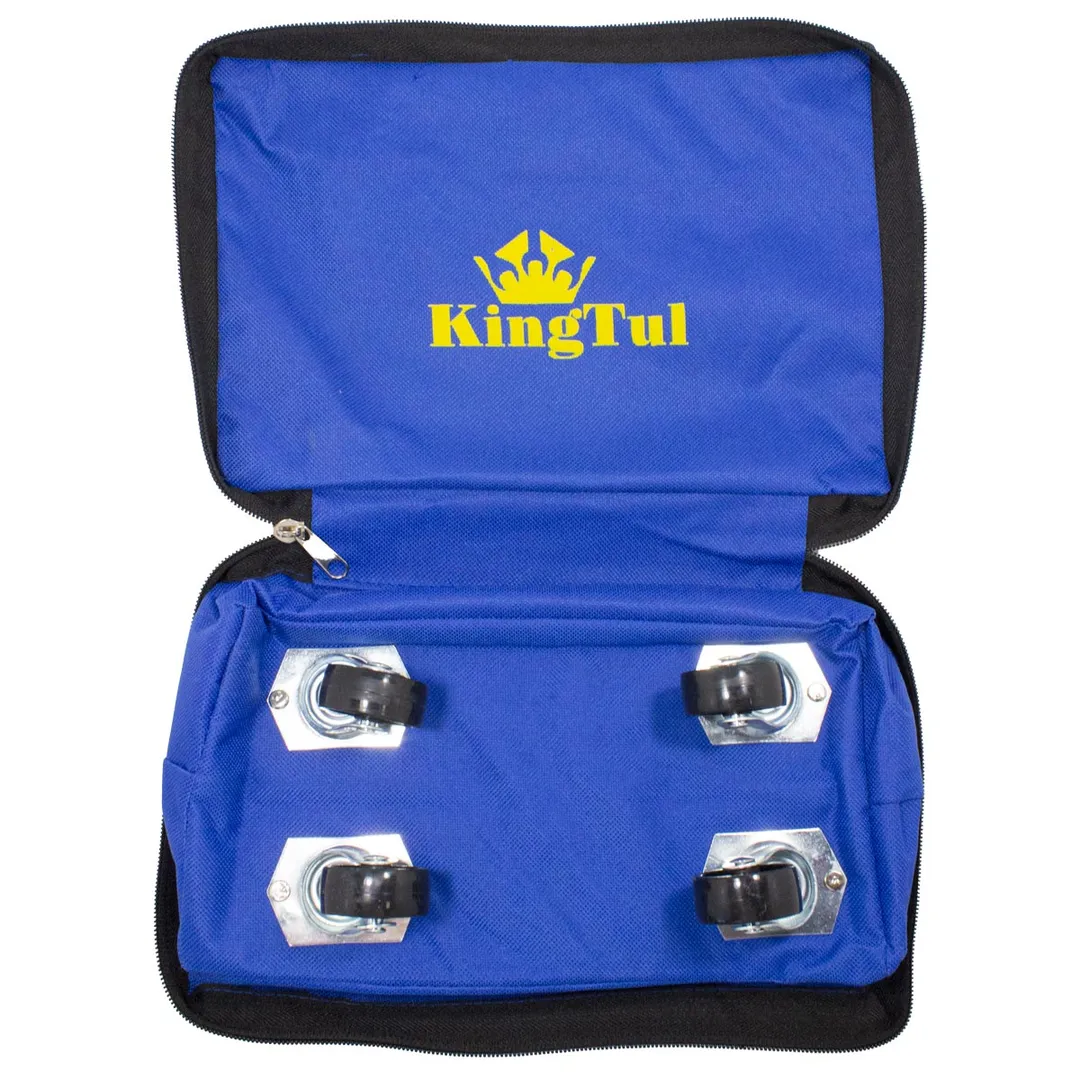 Сумка хозяйственная на 4 колесах с ручками и боковым карманом, 140х265х460 мм KINGTUL KT-FN209-4