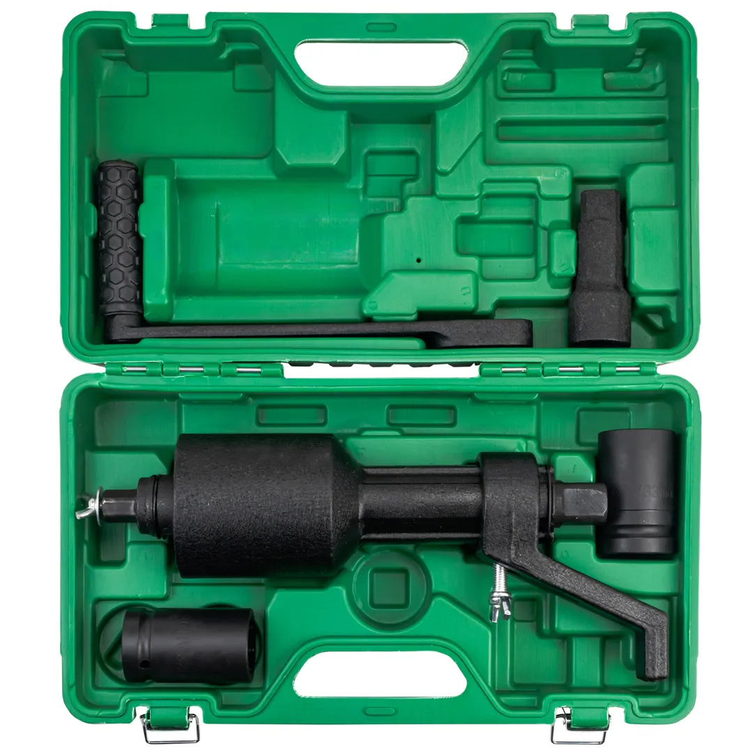 Гайковерт ручной с редуктором 1:1/1:3/1:58, 5800 Н/м, 1", головки 32, 33 мм, L330 мм RockForce RF-3411393