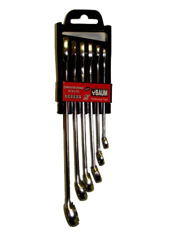 Набор комбинированных ключей 8-17 мм 6 пр. BAUM 33-06MP
