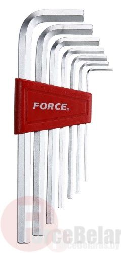 Набор шестигранных средних Г-обр. ключей 2,5-10 мм. 7 пр. Force 5072L