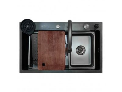 Мойка кухонная Wisent WG37546B, Графит