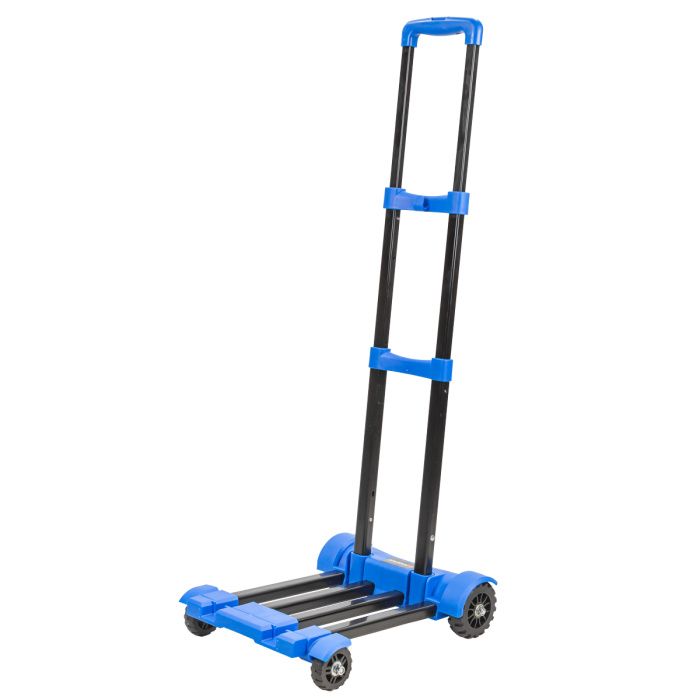 Тележка платформенная складная с телескопической ручкой и набором эластичных шнуров, г/п 50кг Forsage F-L013