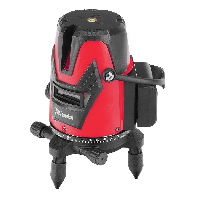 Лазерный уровень MXL RED, 30 м, красный луч, акк. Li 2400 mAh, сумка, резьба 5/8" MTX 35012