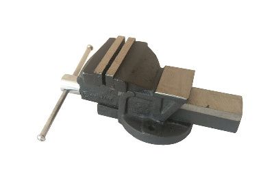 Тиски стальные с наковальней 4''-100 мм. ForceKraft FK-6540204