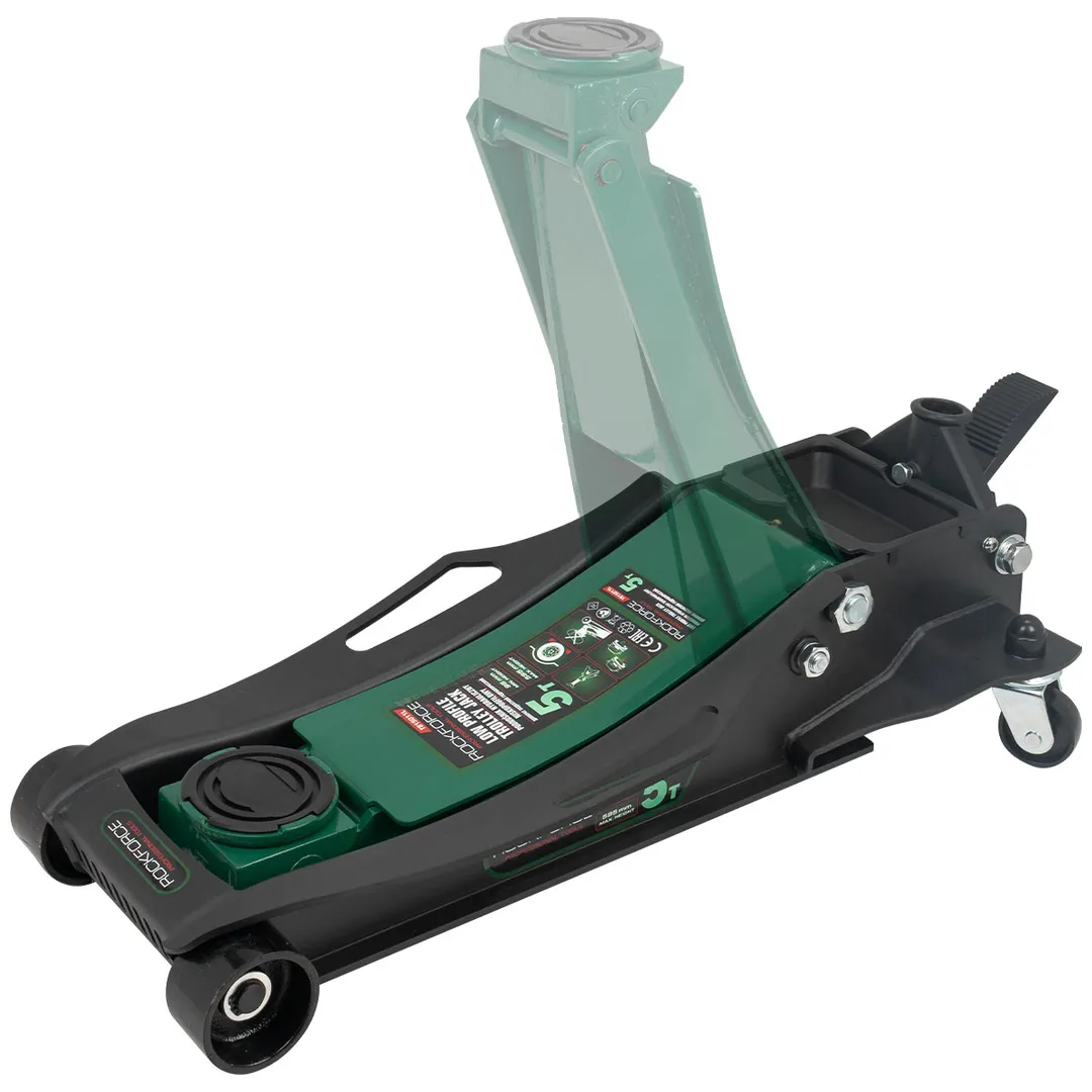 Домкрат подкатной гидравлический 5 т, 96-595 мм RockForce RF-T815011L