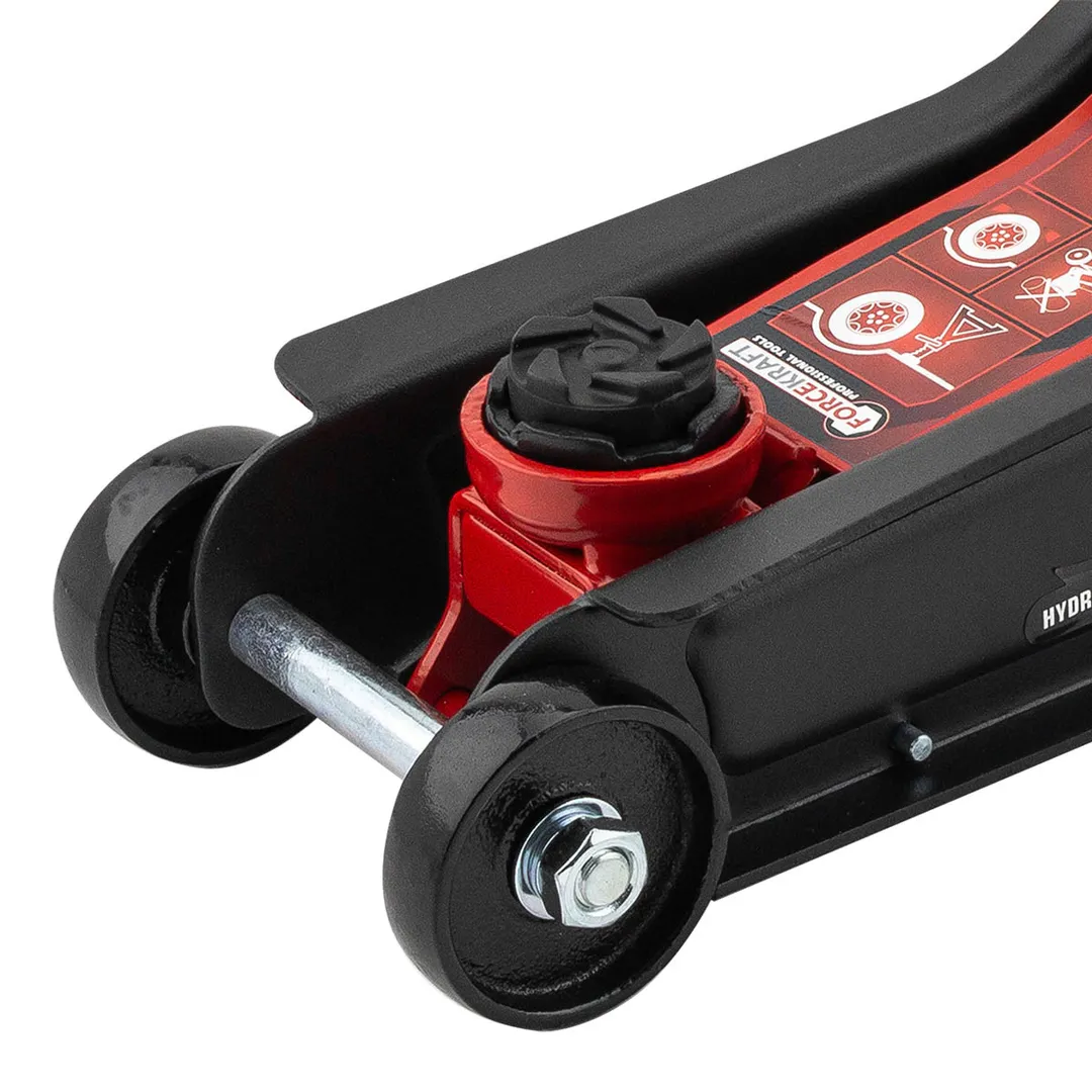 Домкрат подкатной гидравлический 2,5 т, 85-350 мм, низкопрофильный ForceKraft FK-TH32505C