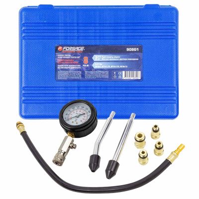 Индикатор компрессии бензинового двигателя Profi 8 пр. Forsage F-908G1