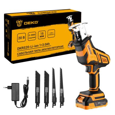 Сабельная пила аккумуляторная DKRS20 085-1069 DEKO 085-1069