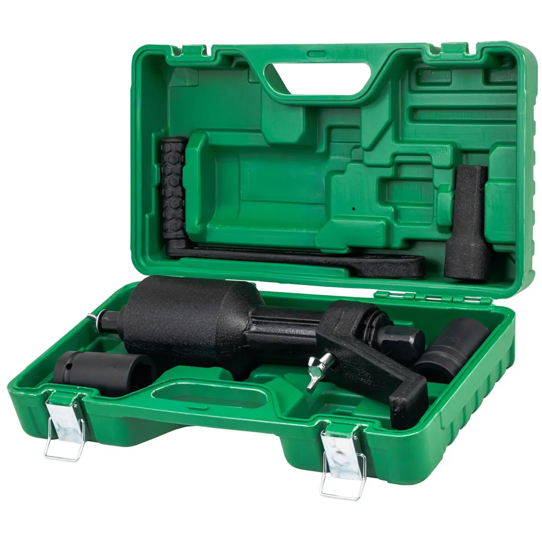 Гайковерт ручной с редуктором 1:1/1:3/1:58, 5800 Н/м, 1", головки 32, 33 мм, L330 мм RockForce RF-3411393