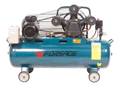 Компрессор 3-х поршневой 100 л. с ременным приводом Forsage F-TB290-150(380V)