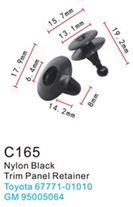 Клипса для крепления внутренней обшивки а/м Тойота пластиковая, 100 шт Forsage C0165(Toyota)